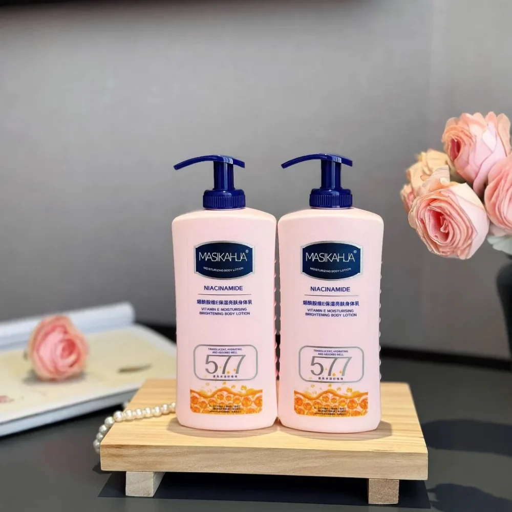 400ml Niacinamide Vitamin E Moisturizing Brightening Body Lotion Hydrating Refreshing Beauty Health Body Care - Image 3