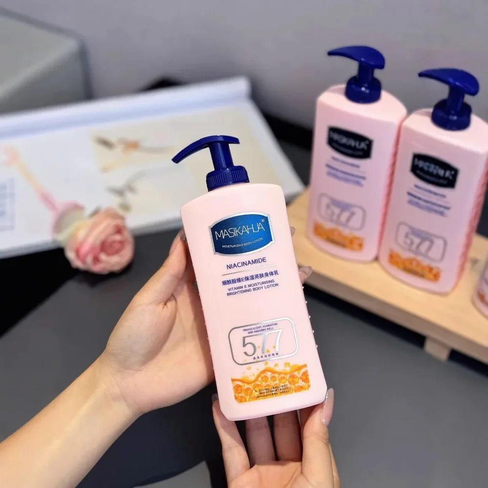 400ml Niacinamide Vitamin E Moisturizing Brightening Body Lotion Hydrating Refreshing Beauty Health Body Care - Image 9