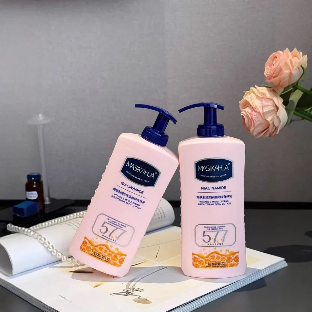 400ml Niacinamide Vitamin E Moisturizing Brightening Body Lotion Hydrating Refreshing Beauty Health Body Care - Image 12