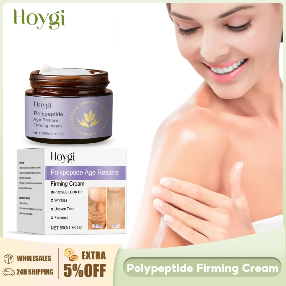Polypeptide Body Cream Firming Lifting Reduce Neck Fine Lines Improve Sagging Skin Anti Wrinkles Tightening Nourish Body Lotion